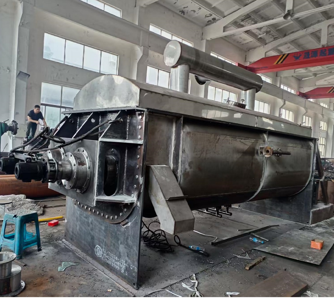 Wuxi customer orders second hollow blade dryer ready for shipment