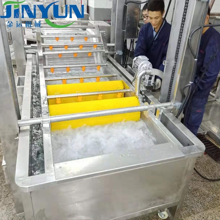菠菜氣泡噴淋洗菜機 鮮玉米去須去塵清洗機