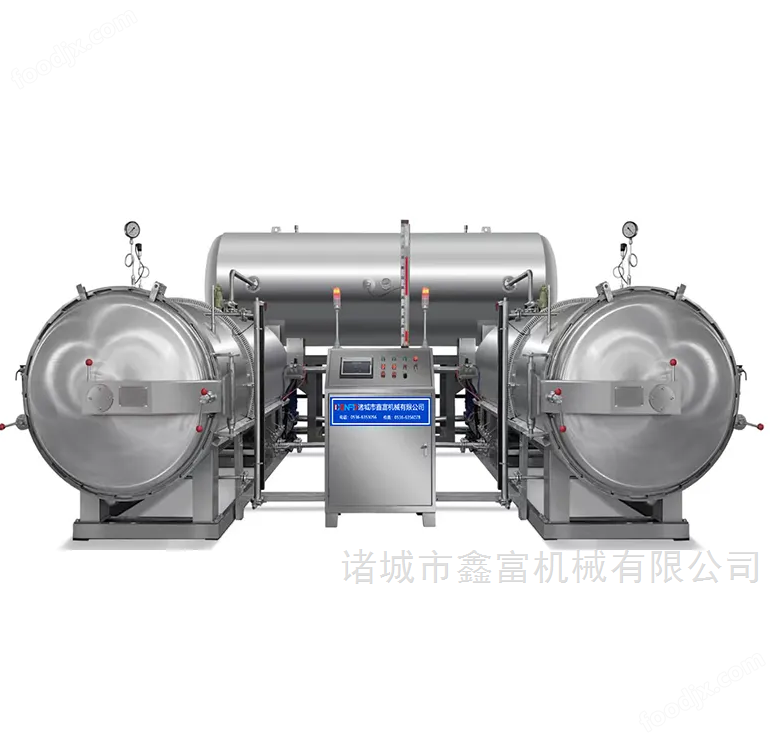 兩鍋一罐水浴式殺菌釜