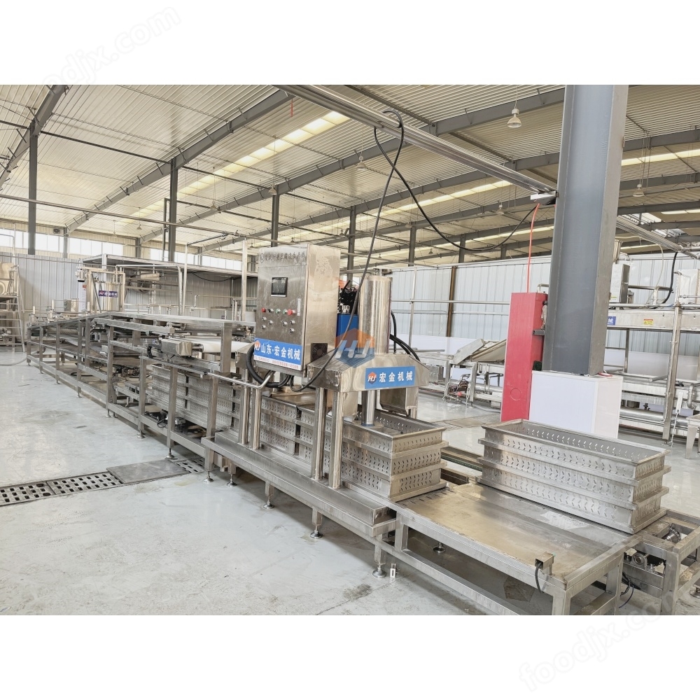 豆腐皮全自動(dòng)機(jī)濟(jì)南宏金食品機(jī)械