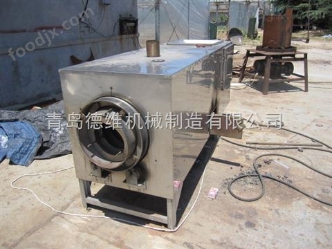 自動燒煤的炒青稞機器